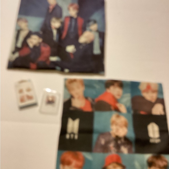 BTS 2 Pillow Case & 1 Phone Ring Holder - Picture 2 of 7